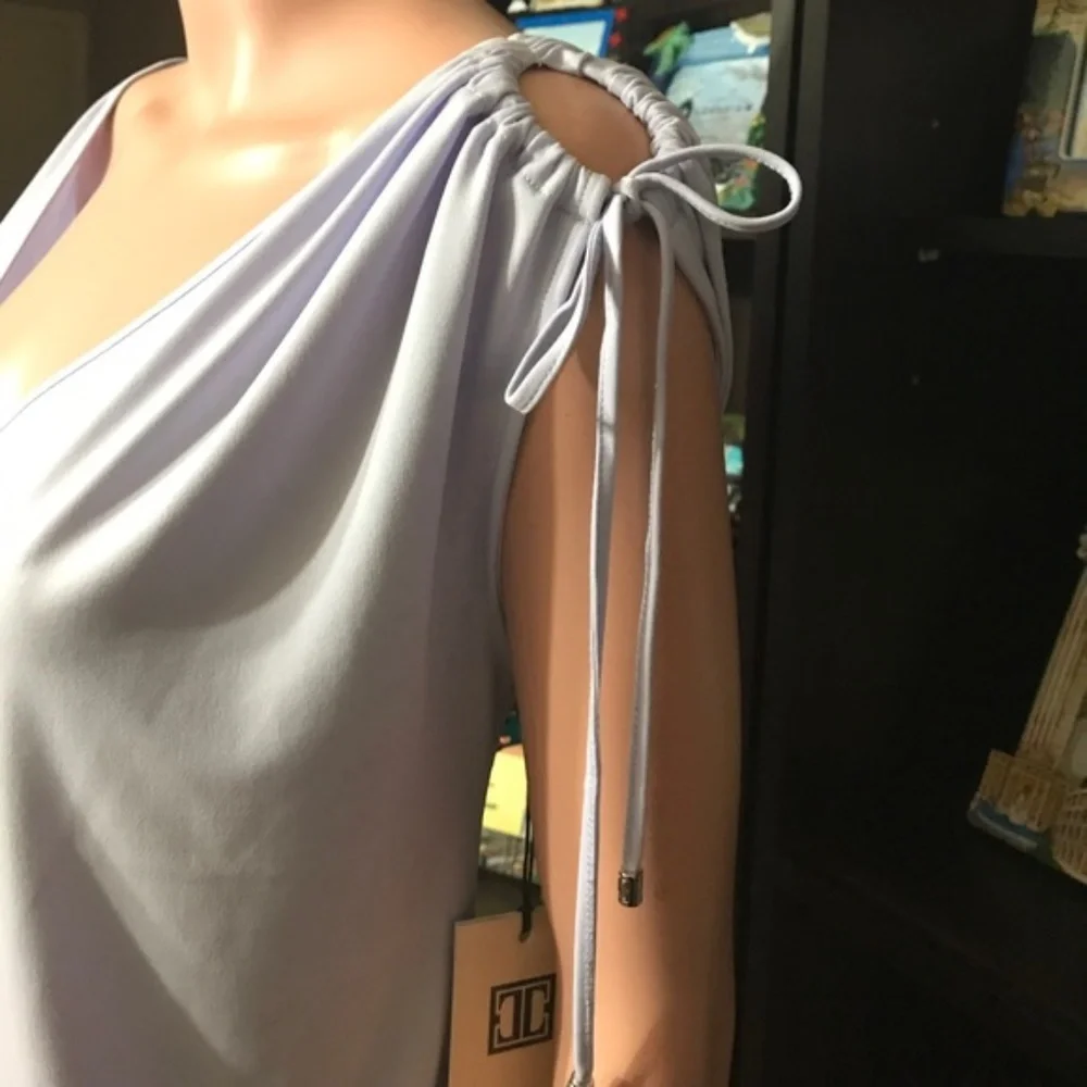 [Ivanka Trump] Light Purple  V-neck Top NWT 05 - Picture 5 of 8